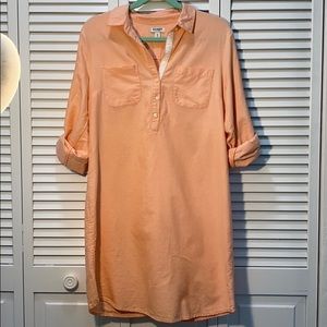 Old Navy Peach Shirt Dress